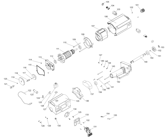 DEWALT Ersatzteile HOBEL-SPANNTIEFEN DW734 Typ: 20 QU