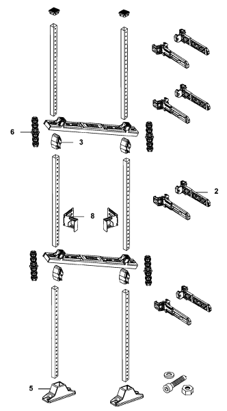 DEWALT Ersatzteile DWST08260 Typ: 0 QU