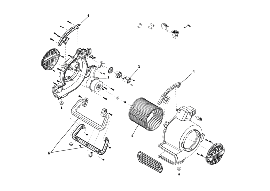 DEWALT Ersatzteile GEBLÄSE DXAM2250 Typ: 1 QS