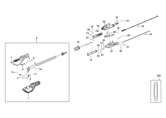 DEWALT Ersatzteile AKKU TRIMMMER DCMPH566N Typ: 1 XJ