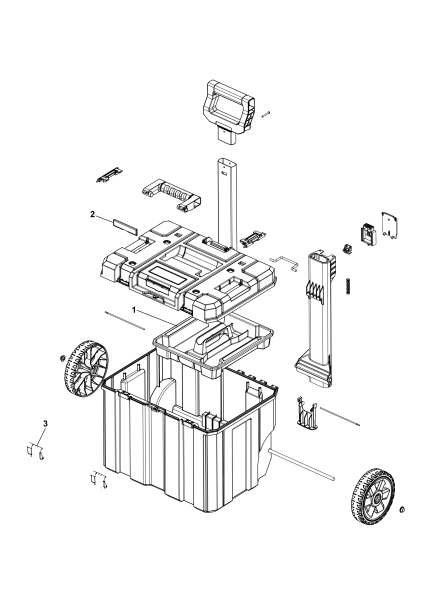 DEWALT Ersatzteile FOERDERER DWST60452-1 Typ: 1 XJ