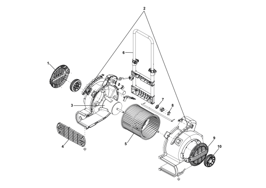 DEWALT Ersatzteile GEBLÄSE DXAM2815 Typ: 1 QS