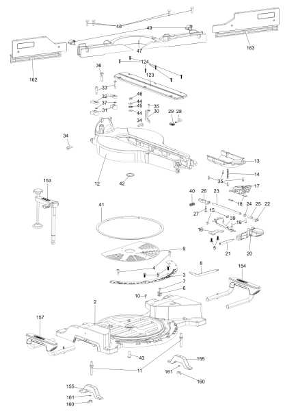 DEWALT Ersatzteile DWS779 Typ: 21 QU