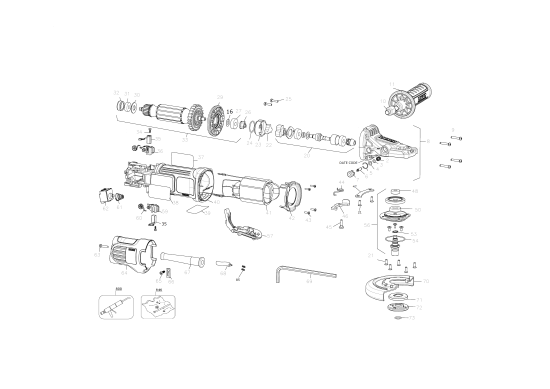 DEWALT Ersatzteile DWE4120FN Typ: 1 QU