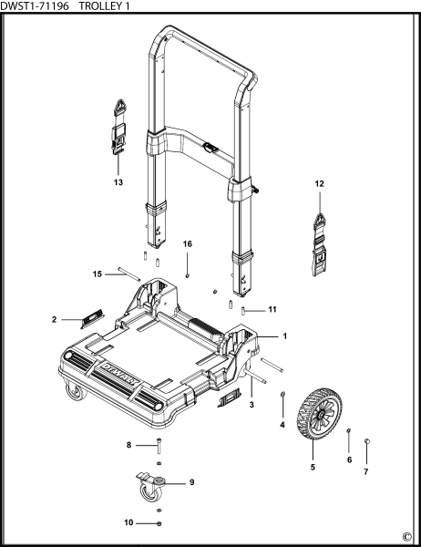 DEWALT Ersatzteile DWST17888 Typ: 0 QU