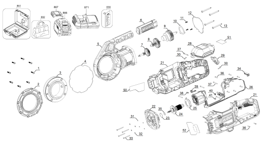 DEWALT Ersatzteile DCE700X2 Typ: 1 QU