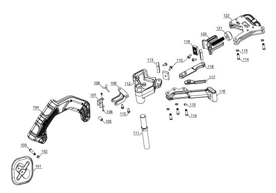 DEWALT Ersatzteile DCE700X2 Typ: 1 QU