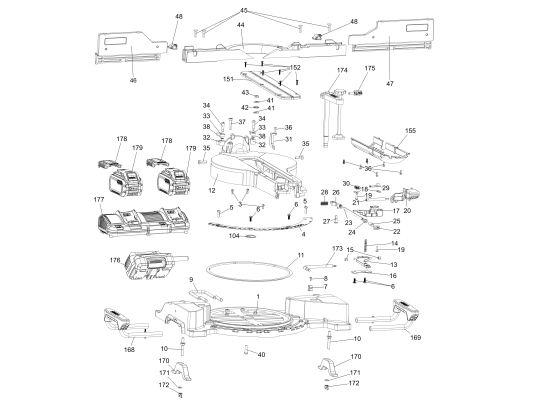 DEWALT Ersatzteile DHS790 Typ: 22 QU