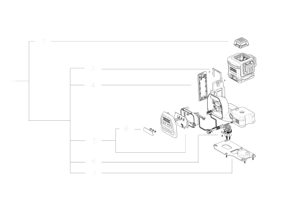 DEWALT Ersatzteile DCLE34030G Typ: 1 QU