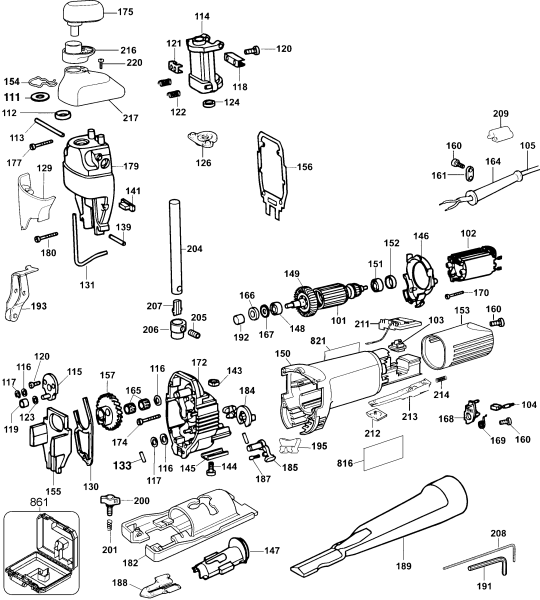 DEWALT Ersatzteile DW324K Typ: 2 QS
