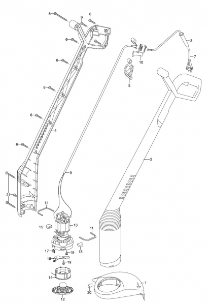 Ersatzteile GARDENA Turbotrimmer smallCut 2401