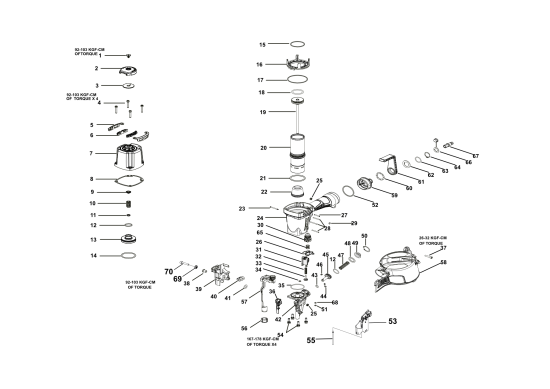 DEWALT Ersatzteile NAGLER DPN75C Typ: 1 XJ