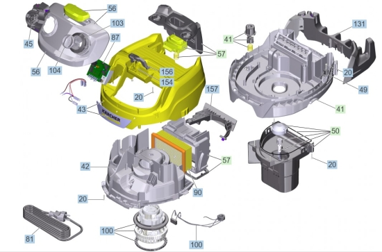 Cub Cadet Ersatzteile Gartentraktoren HDS 2205 14A-2E7-603  (2008) Elektroteile