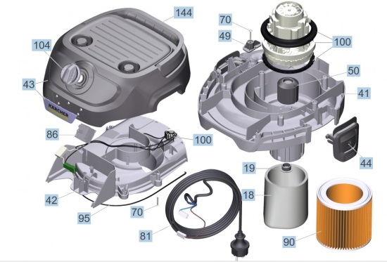Cub Cadet Ersatzteile Gartentraktoren HDS 3186 14A-668-603  (1999) Hydrostat