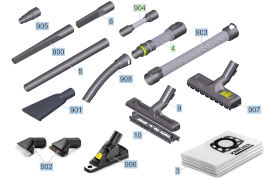 KÄRCHER Ersatzteile Nasstrockensauger WD 3 P V-17/4/20 Workshop (YYY) *EU 1.628-175.0 WD 3 P V-17/4/20 Workshop (YYY) *EU