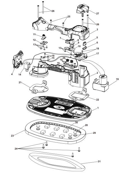 DEWALT Ersatzteile VAKUUMHEBER DCE592B Typ: 1 QU