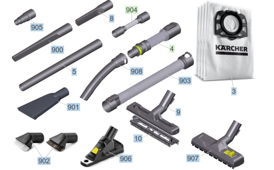 KÄRCHER Ersatzteile Nasstrockensauger WD 4 S V-20/5/22 (YSY) *EU 1.628-250.0 WD 4 S V-20/5/22 (YSY) *EU