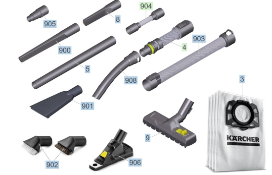 KÄRCHER Ersatzteile Nasstrockensauger WD 5 S V-30/5/22 (YSY) *EU 1.628-379.0 WD 5 S V-30/5/22 (YSY) *EU
