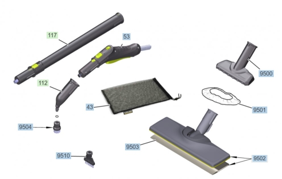 KÄRCHER Ersatzteile Dampfreiniger SC 2 Deluxe EasyFix *EU 1.513-243.0 SC 2 Deluxe EasyFix *EU