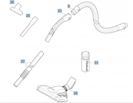 KÄRCHER Ersatzteile Trockensauger DS 6 *EU 1.195-220.0 DS 6 *EU
