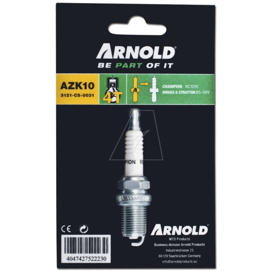 Arnold Ersatzteil Zündkerze Champion RC12YC, verpackt einfach online kaufen.