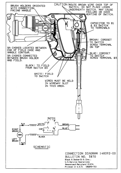 DEWALT Ersatzteile SÄBELSÄGE DW306K Typ: 1 QS