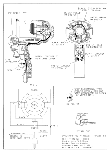 DEWALT Ersatzteile DW290G Typ: 1 QU