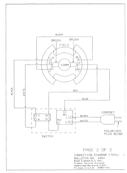 DEWALT Ersatzteile SCHRAUBENDREHER DW251 Typ: 1 QU