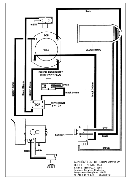 DEWALT Ersatzteile D523K-04 Typ: 100 QU