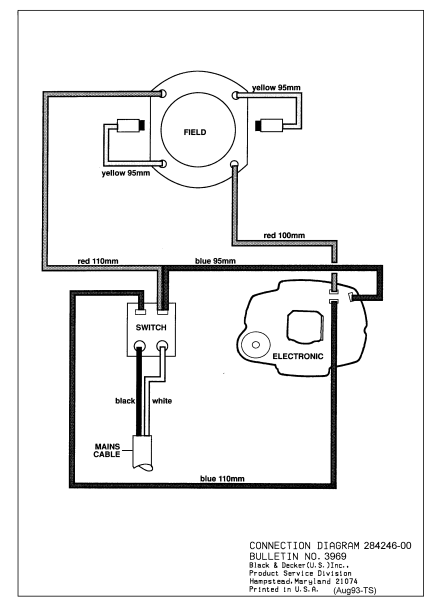 DEWALT Ersatzteile FRÄSMASCHINE D625-04 Typ: 2 QU