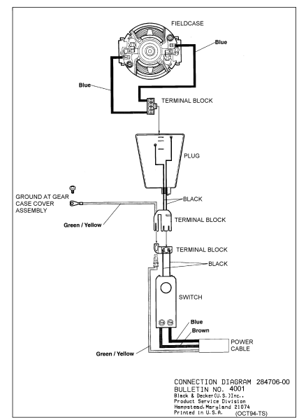 DEWALT Ersatzteile DW530K Typ: 103 QU