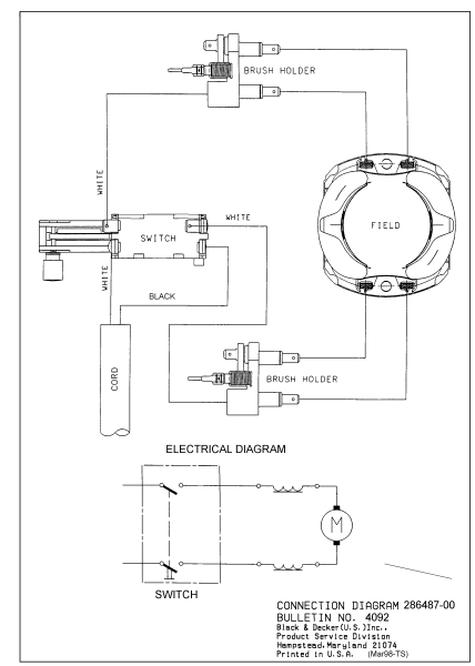 DEWALT Ersatzteile WINKELSCHLEIFER DW830 Typ: A1 QU