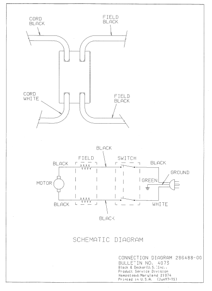 DEWALT Ersatzteile SCHROTSÄGE DW874 Typ: 1 QU