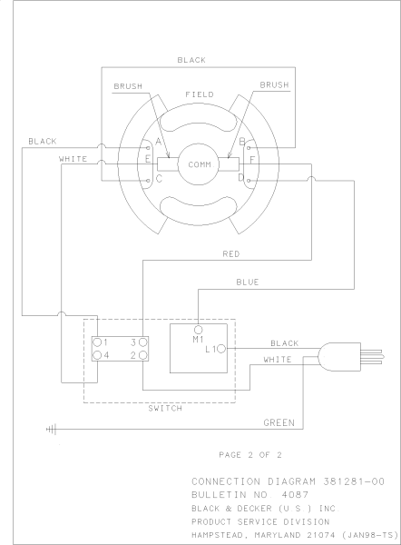 DEWALT Ersatzteile DW223G Typ: 1 QU