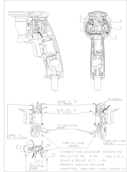 DEWALT Ersatzteile BOHRER DW217 Typ: A1 XW