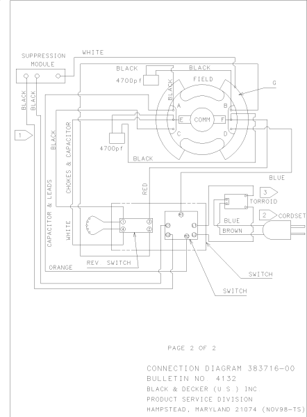 DEWALT Ersatzteile BOHRER DW217 Typ: A1 QS