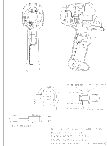 DEWALT Ersatzteile DR400 Typ: 3 QU