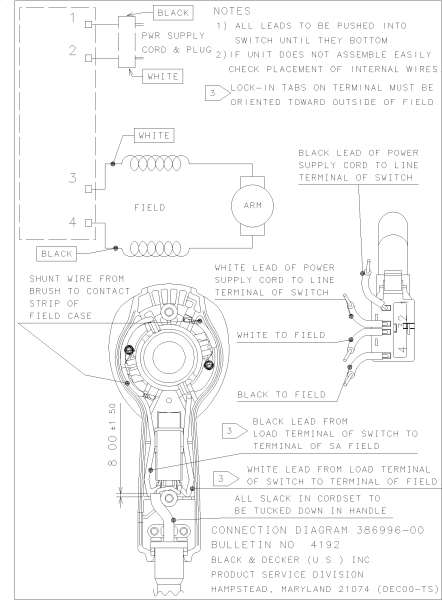 DEWALT Ersatzteile DW891-220 Typ: 1 QU