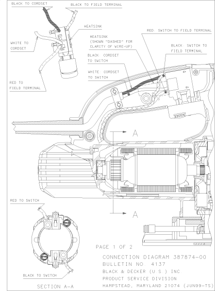 DEWALT Ersatzteile STICHSÄGE DW321 Typ: 2 QU