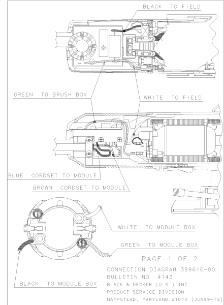 DEWALT Ersatzteile STICHSÄGE DW323K Typ: 2 QS