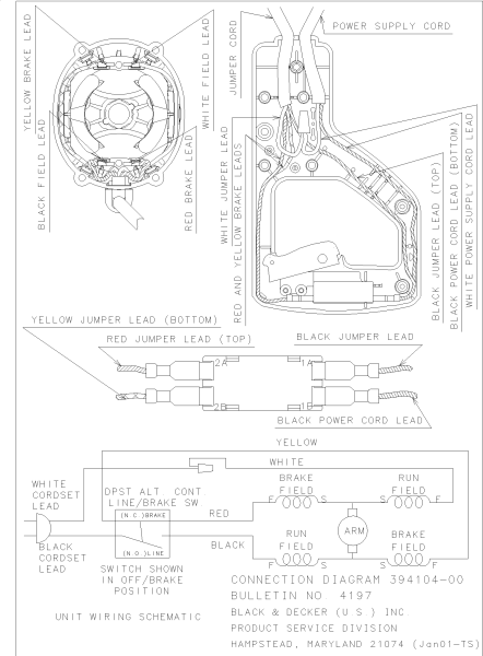DEWALT Ersatzteile DW706 Typ: 1 QU