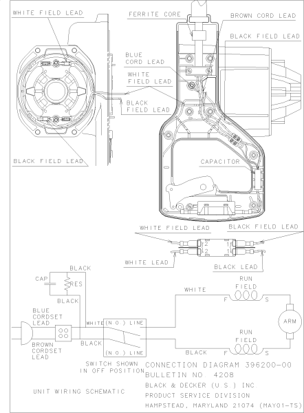 DEWALT Ersatzteile GEHRUNGSSÄGE DW704 Typ: 4 QS