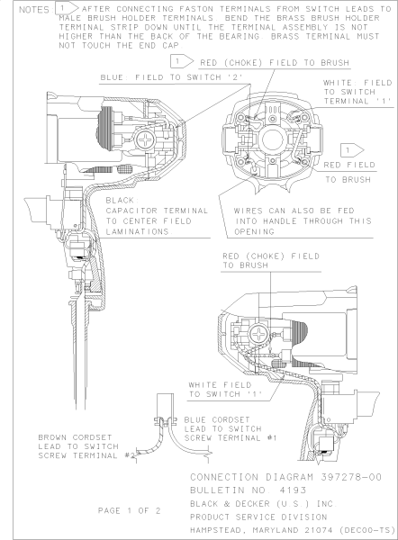 DEWALT Ersatzteile MISCHER DW134 Typ: A1 QS