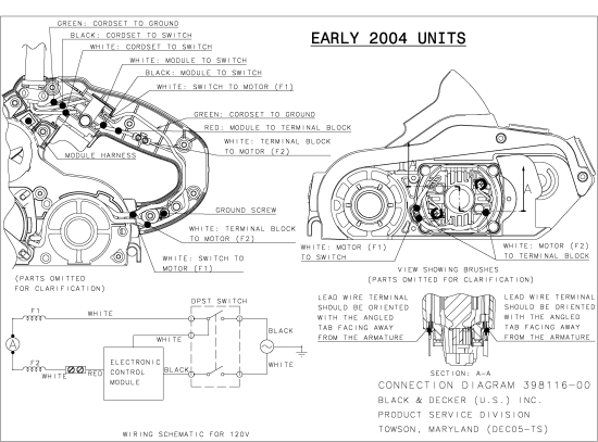 DEWALT Ersatzteile DW432 Typ: 1 QU