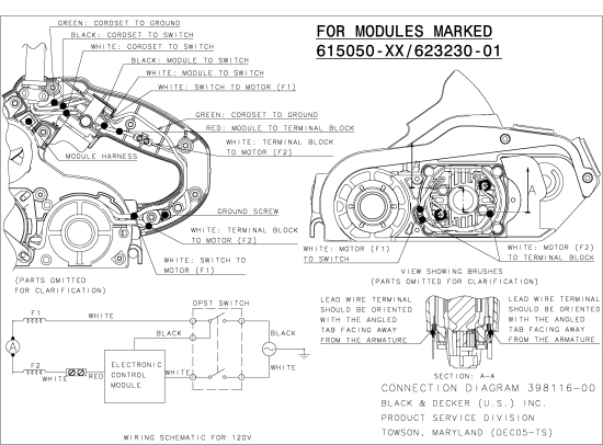 DEWALT Ersatzteile DW432 Typ: 1 QU