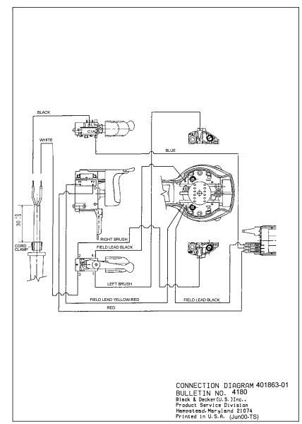 DEWALT Ersatzteile BOHRHAMMER DW505 Typ: 1 QU