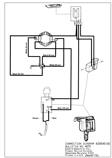 DEWALT Ersatzteile BOHRER DW515 Typ: 1 QU