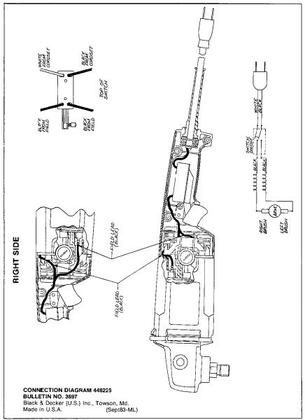 DEWALT Ersatzteile DW845 Typ: 1 QU