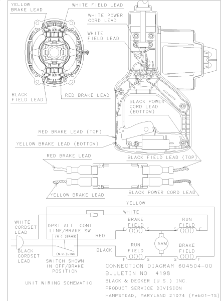 DEWALT Ersatzteile GEHRUNGSSÄGE DW703 Typ: 1 QU