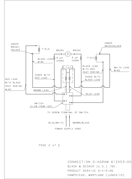 DEWALT Ersatzteile SCHLAGSCHRAUBENSCHL. DW290 Typ: A1 QS